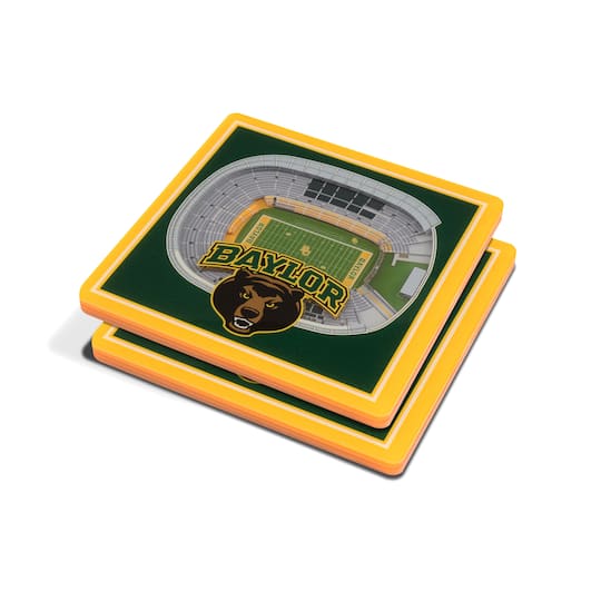 NCAA 3D StadiumView Coasters By Youthefan in Baylor Bears | 4" x 4" x 0.3125" | Michaels®